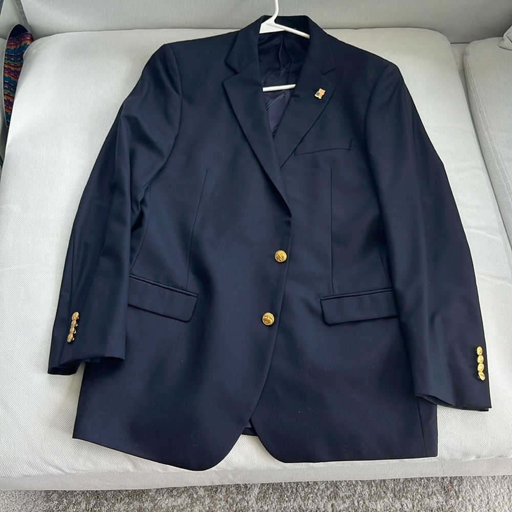 Brooks Brothers 1818 Fitzgerald Navy Suit coat 44